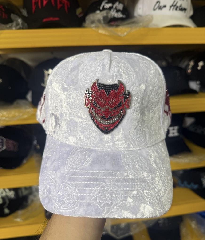High Quality 5-Panel Curved Brim Baseball Cap with Rhinestone Embellishments Terry Fabric Dobby Style-Sporty Unisex Adult Hat