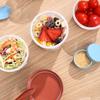 Salad Cup with Fork Salad Dressing Holder Portable Salad Container Cup Set BPA-Free Double-Layer Design Sealing Rings Easy Fill Clean Lunch