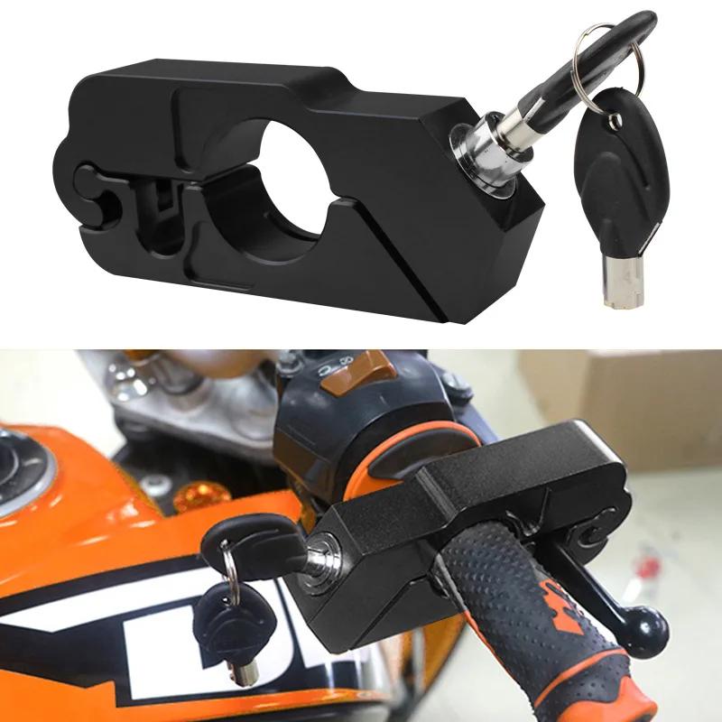 Bike Motorcycle Lock Heavy Duty Anti-Theft Grip Throttle And Handlebar Security Front Brake Clutch For Bike/ Motorcycle Amagi