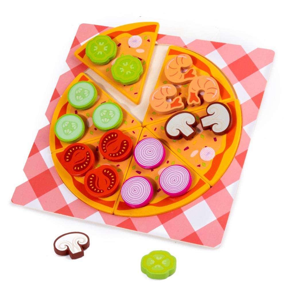 Interactive Pizza Pretend Play Toy Early Education Cookie Play Food Set Play House Toy