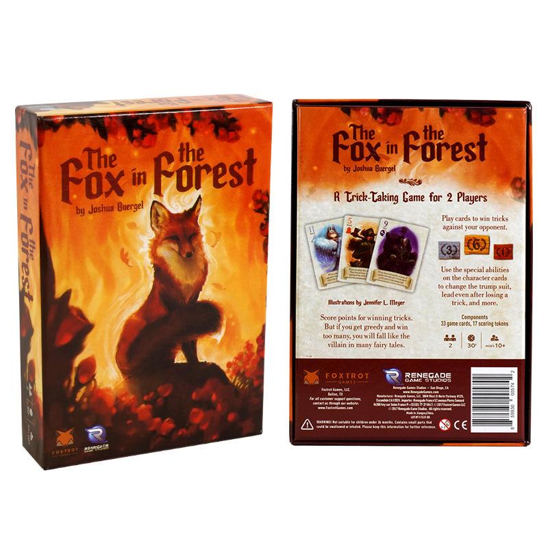 Карточная игра «Лиса в лесу» для 2 игроков, возраст 10 лет и старше, время игры 30 минут
