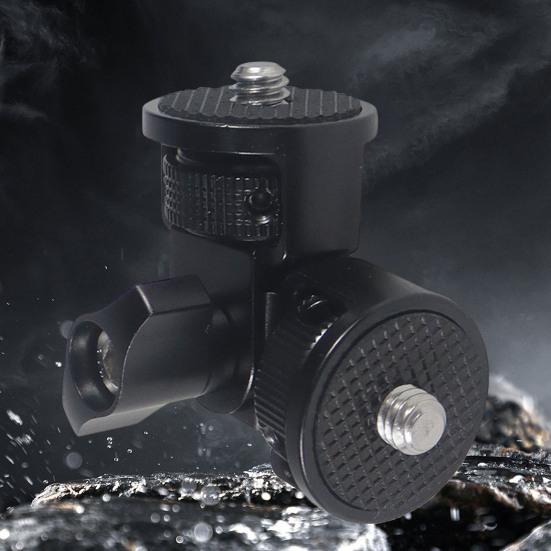 Адаптер для крепления штатива для камеры. Простая установка. Регулировка на 360 градусов. Противоскользящая накладка. Стабилизирующий кронштейн для экшн-камеры.