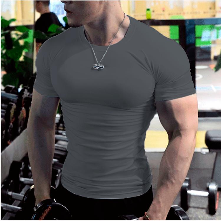 Youth 2024 Summer New Sports Casual Short-sleeved Trendy Fashion Men's T-shirt Tops