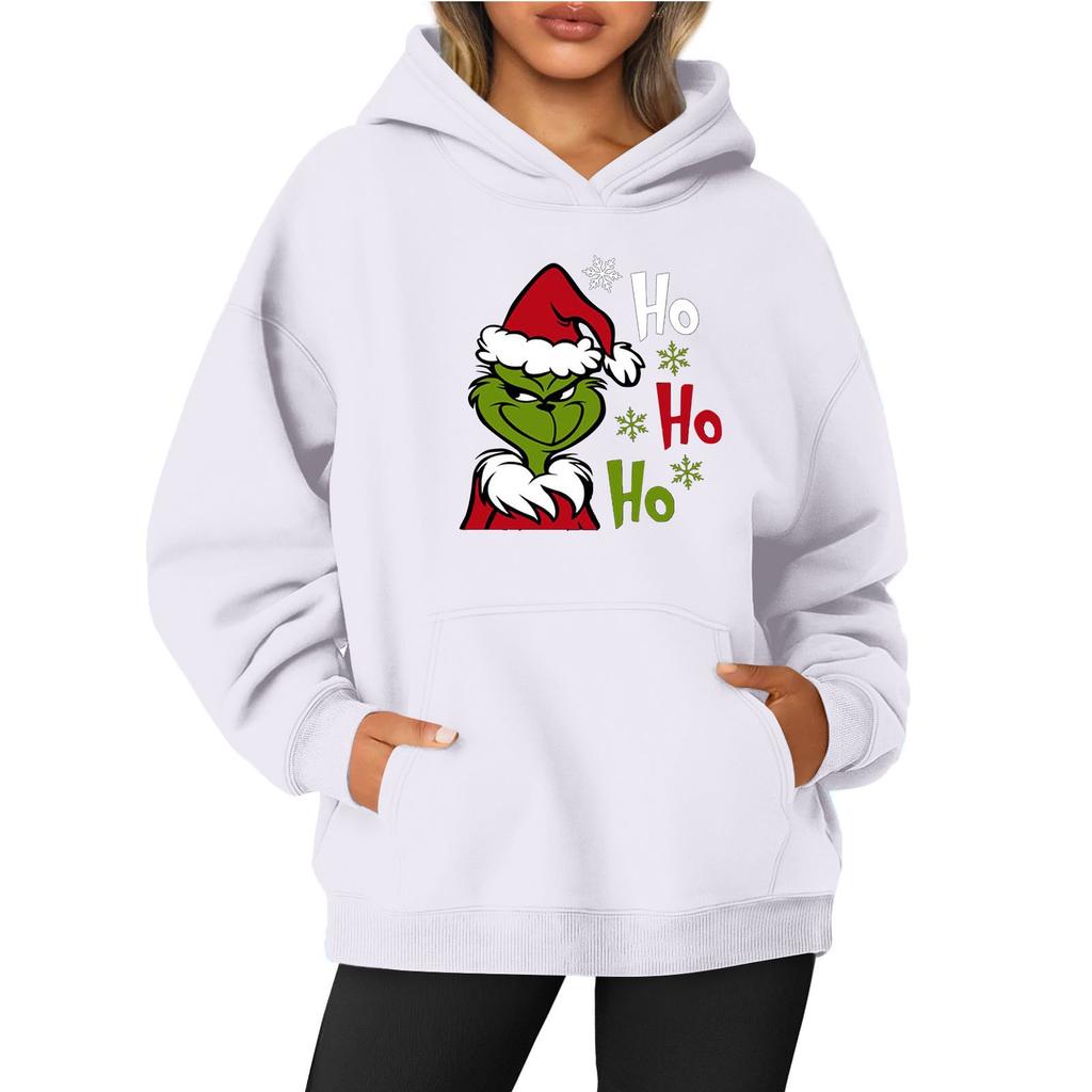 Женская однотонная толстовка с капюшоном и длинным рукавом с принтом