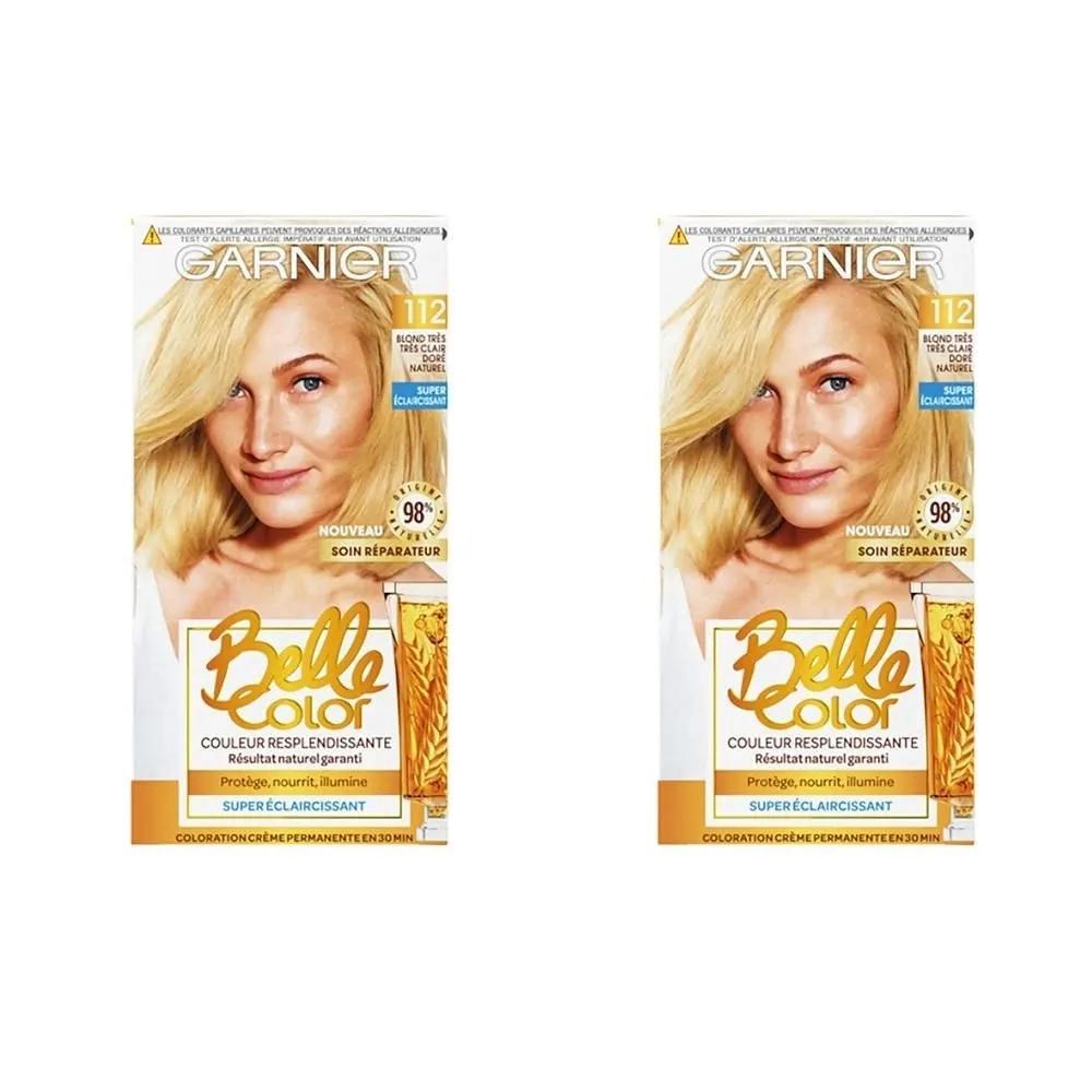 Garnier Belle Hair Color 2-Pack 1112 Very Very Light Golden Blonde Garnier Belle Color Permanent Hair Color