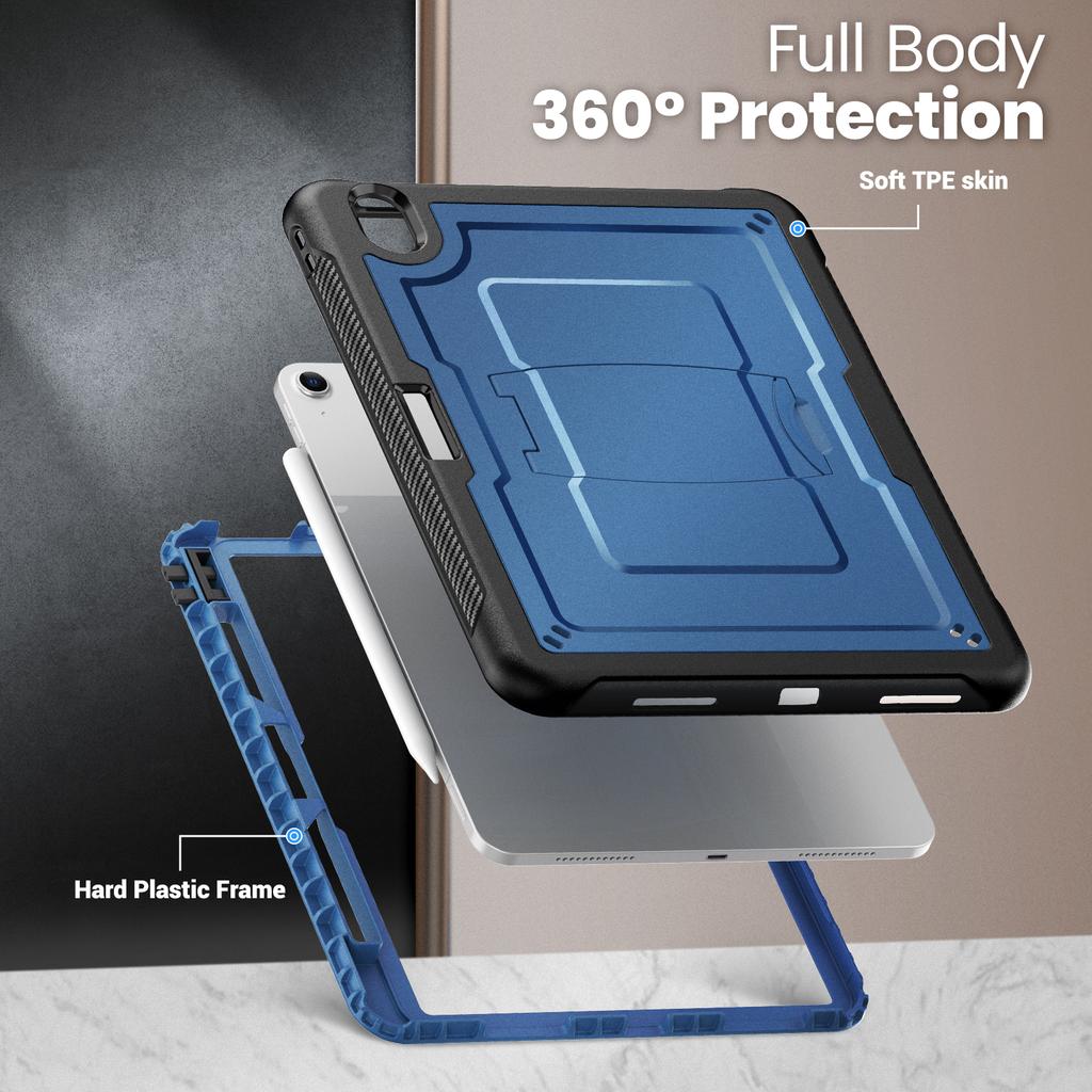 Armor Tablet Stand Case for IPad Air 11 2024 Pro 13 11th 2025 10th 10.9 2022 Cover Funda for IPad 7th 8th 9th 10.2 Mini 6 7 8.3