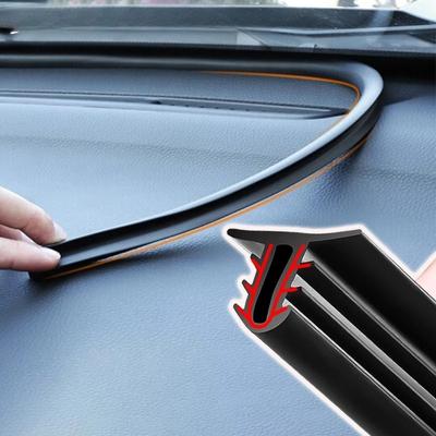 160 см уплотнительная лента для приборной панели автомобиля, внутренние авто герметичные полосы, шумоизоляция, резиновая отделка, уплотнитель, автомобильные аксессуары