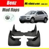For Benz ML Class W164 Mud Flaps ML350 ML500 ML450 Mudguards Fenders Mud Flap Splash Guard Car Accessories Auto Styline2006-2011
