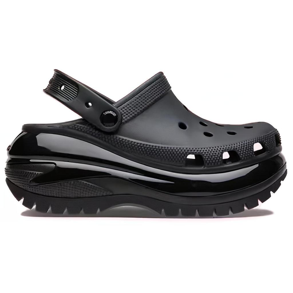Crocs EVA Comfortable Breathable Clogs 5.2cm Unisex Footwear Black 207521-TZ-001