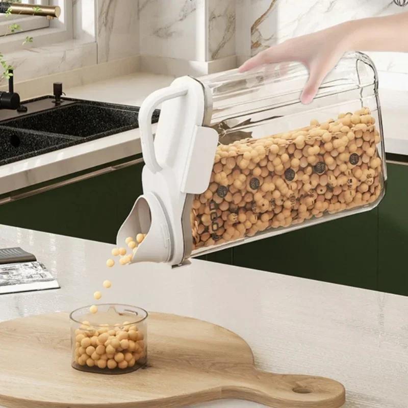 Герметичный резервуар для хранения, способный хранить рис, соевые бобы, влагостойкий и устойчивый к плесени, для хранения зерновых продуктов, кухонные принадлежности