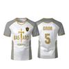 Anime Blue Lock Kaiser 3D Printed Soccer Jersey, Short Sleeve Sport T-shirt, Breathable Training Top For Sport Daily