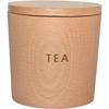ТОУГЕЙ Деревянная банка (Чай) Деревянный контейнер для хранения чайных листьев, 250 мл