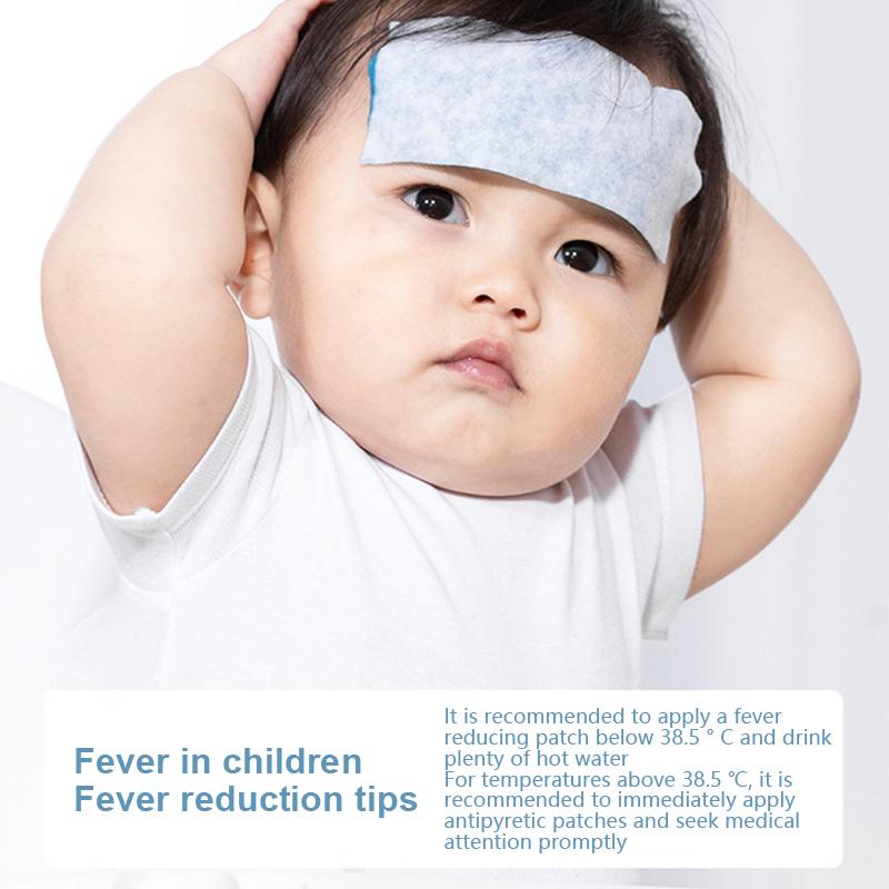 10Pcs Summer Cool Paste Fruit Flavor Ice Paste Cooling Stickers Cool Heat Prevention Stickers Multi-Purpose Portable Cool Paste