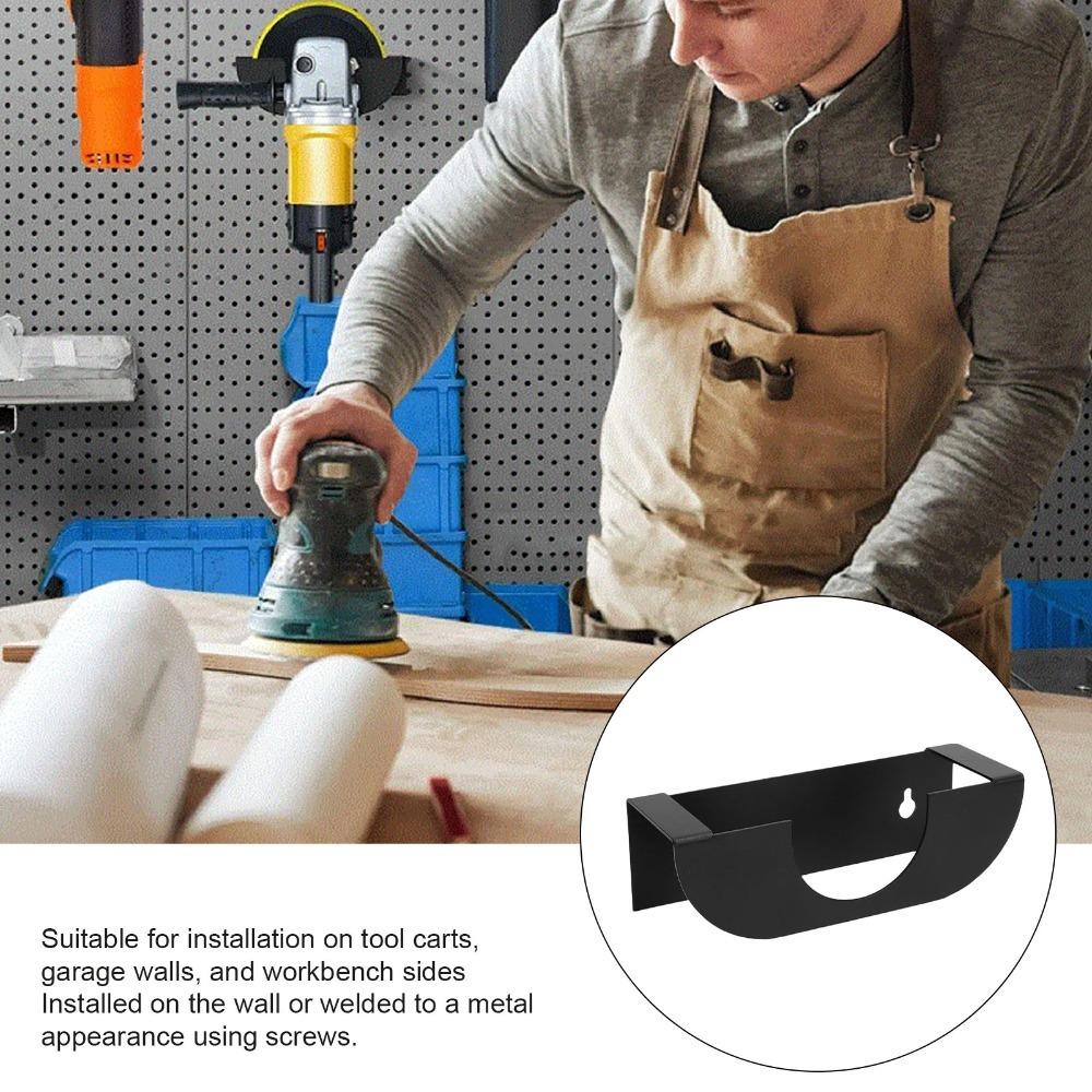 2pcs Lightweight Wall Mount Bracket Multifunctional Angle Grinder Stand Angle Grinder Holder Home