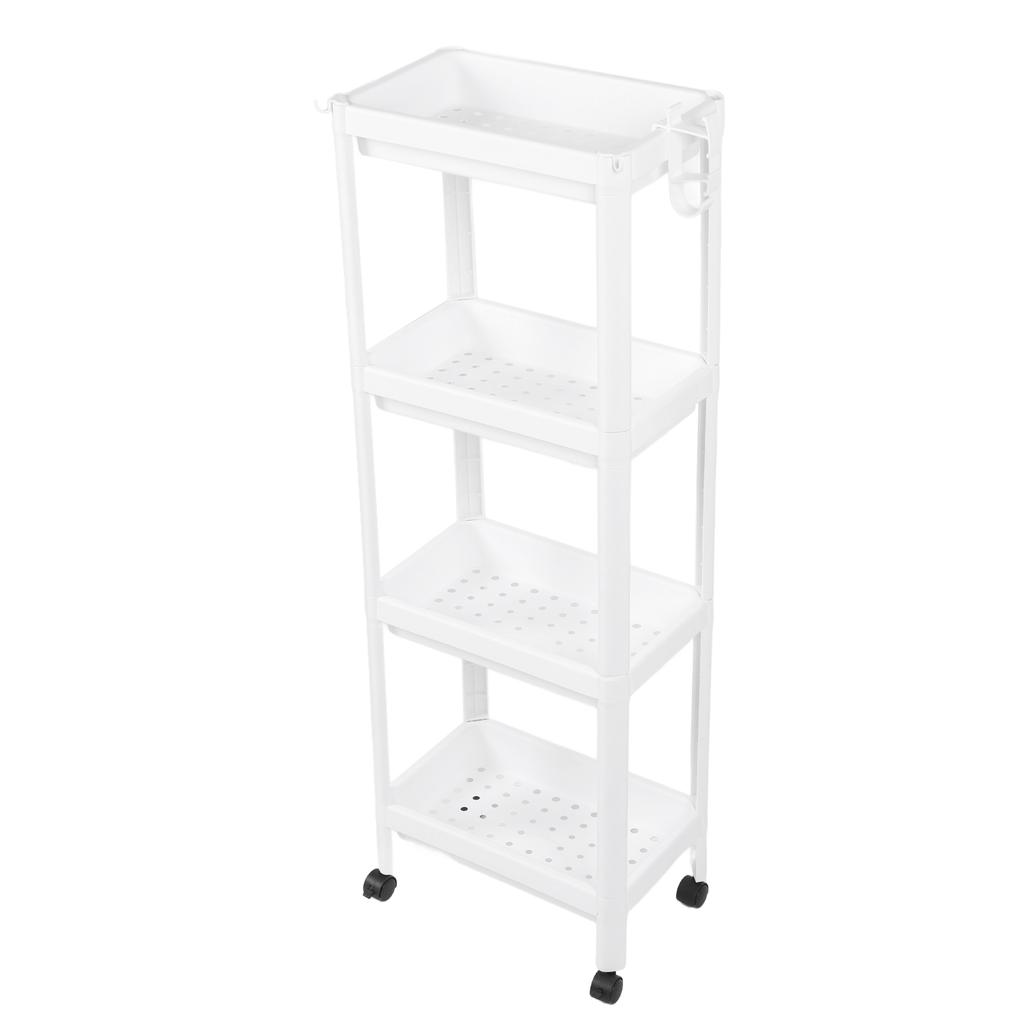 Полка для ванной комнаты, пластиковая отдельно стоящая полка для хранения вещей, многофункциональный стеллаж для