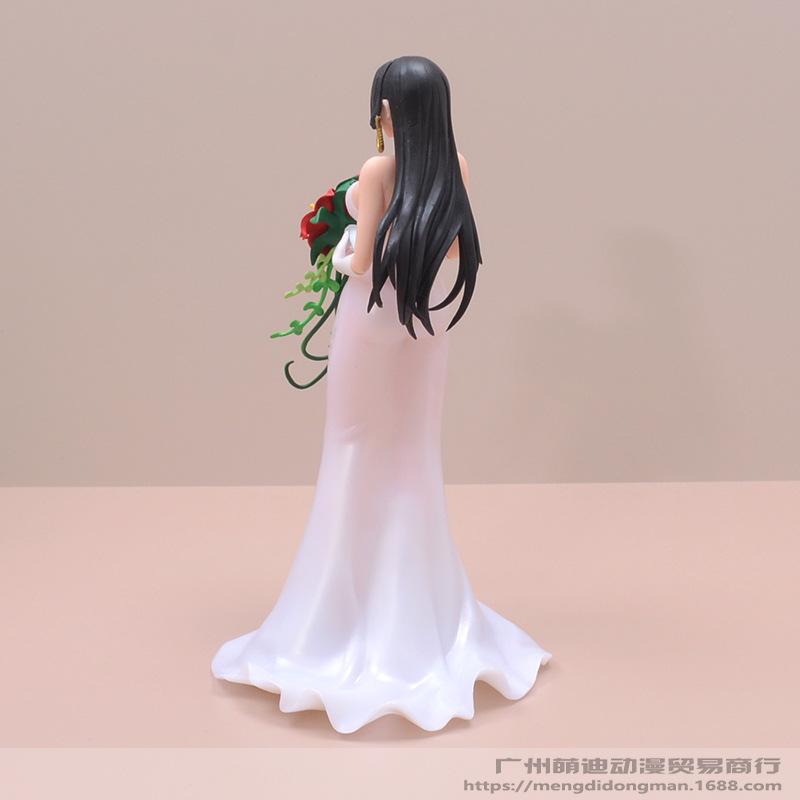 One Piece Boa Hancock Wedding Dress Figure Collectible Model Boxed
