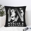 Квадратные Наволочки и Чехлы для Подушек Marcus And Martinus MM Смешные На молнии Декоративная Наволочка для Дома 4040см