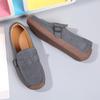 Модные кожаные женские лоферы Осень Женская обувь Плоская платформа Кроссовки Женские мокасины Обувь Женская обувь Криперы