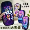 K-Pop Охотница на демонов Девичья группа Ученики начальной школы Многослойная сумка для канцелярии Пенал Большой вместимости Хранение канцелярии Средний пенал