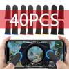 20/40 шт. Игровые напальчники Дышащие кончики пальцев для мобильных игр PUBG Чувствительные мобильные сенсорные накладки на пальцы