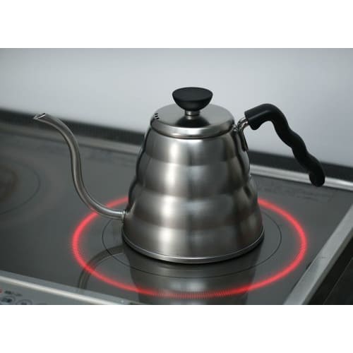 HARIO V60 Drip Kettle Hairline Silver Practical 800ml Compatible with Gas/IH Made In Japan VKB-120HSV