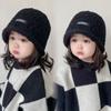 Children Bucket Hat Autumn Winter New Fashion Labeling Solid Color Hat