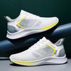 Мужская спортивная обувь Новые кроссовки для бега Мужская трикотажная дышащая повседневная модная обувь Модная универсальная удобная обувь