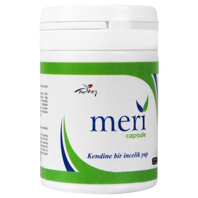 Капсулы Meri Natural Herbal – Поддержка для похудения и детоксикации с зеленым чаем, гуараной и мастикой – 100% натуральная пищевая добавка