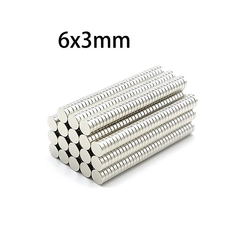 10/20/50 шт. Сильные дисковые магниты 6 мм x 3 мм для DIY, Инструментов, Мастерской, Поделок и Организации Дома