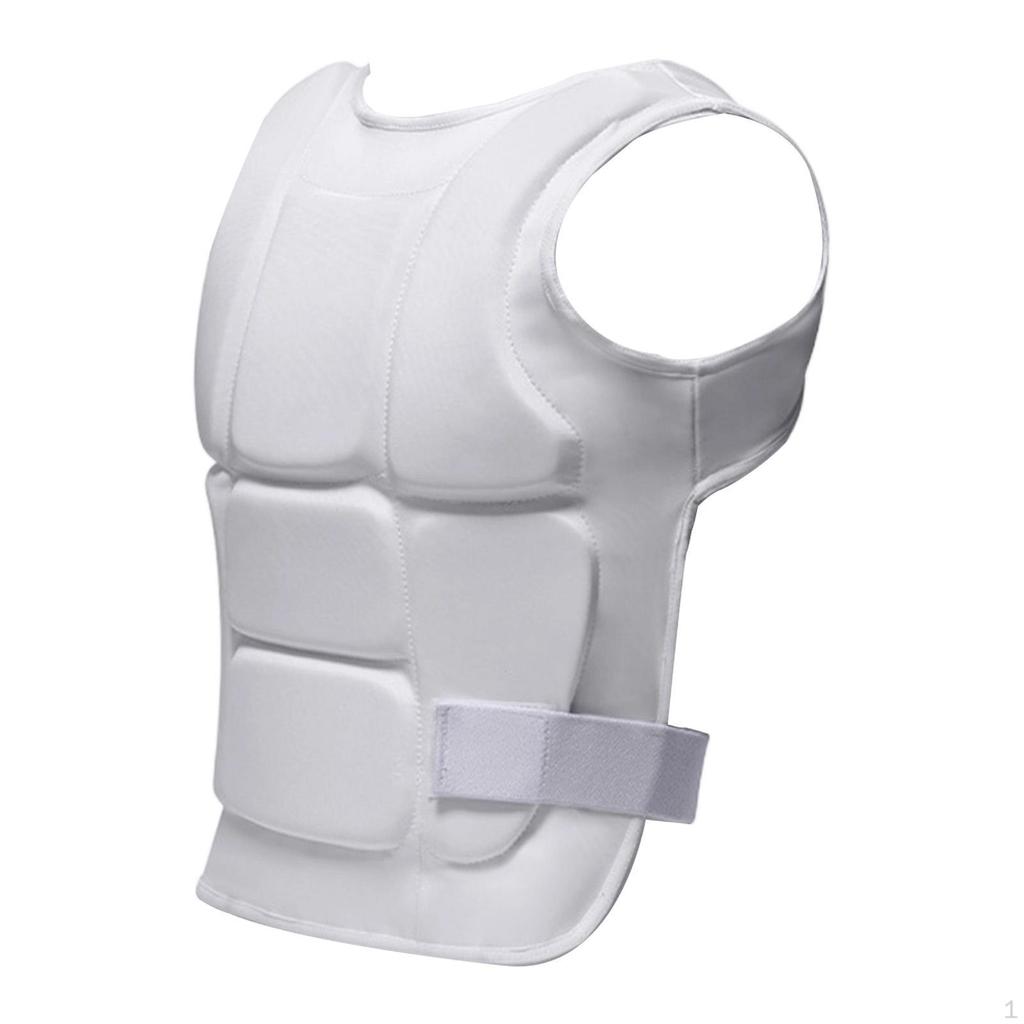 Защитная накладка на грудь и живот для каратэ, многоцелевое снаряжение для борьбы и нанесения сильных ударов.