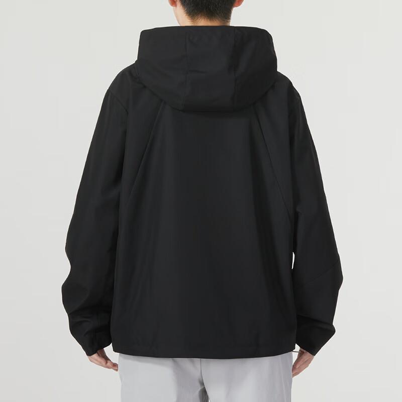 Under Armour Куртка с капюшоном для тренировок на открытом воздухе с твердым логотипом для бега и фитнеса, мужские куртки черного цвета 23600401-001