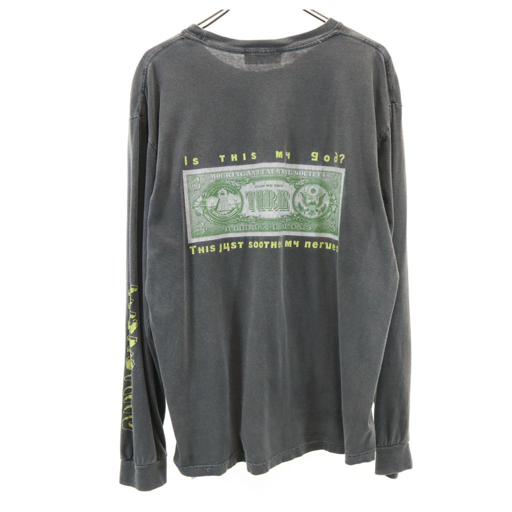 Футболка с длинным рукавом и двусторонней печатью WIND AND SEA Мужская Б/У