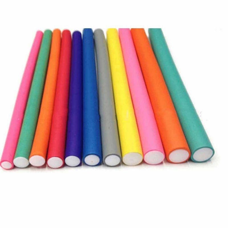 10 шт., бигуди, мягкая пена, инструмент для завивки локонов, бигуди для самостоятельной укладки волос