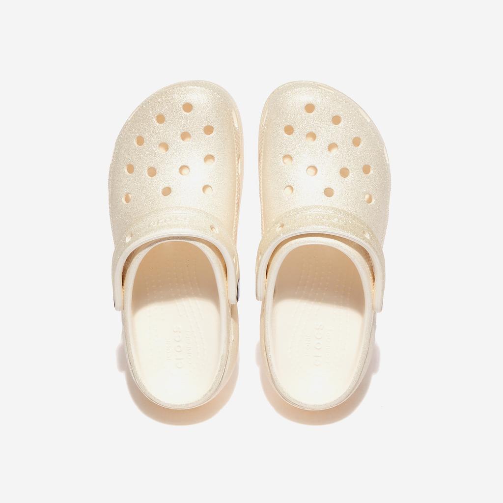 Crocs Классические блестящие сабо на платформе для женщин, CRS207241, 1010104237, популярная корейская обувь