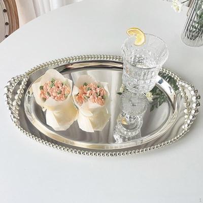 Салатница Фруктовый Органайзер Овальный Десерт Закуска Кухня Металлическое Блюдо Для Кемпинга