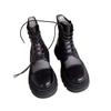 Summer Women's 2025 New Black Thick Soled Short Boots Breathable Thin Boots Women's Hollow Mesh Boots Summer Mesh
