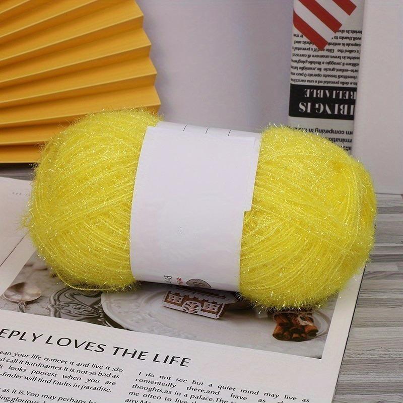 6pcs Segment Dyed Raffia Yarn for Beach Bags Chunky Polyester Bundle (300g) - Textured Crochet Knitting Yarn for DIY Tote Bags, Shawls