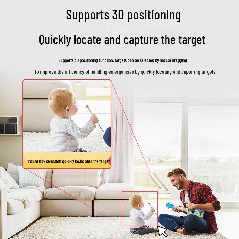 Hikvision Wireless PTZ Security Camera CN plug (adapter included)