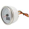 85mm 3.35in GPS Speedometer 0‑160MPH 0‑240KM H LCD Screen IP67 Waterproof Universal for Cars Boats RVs DC9‑32VWhite