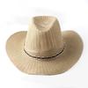 Ковбойская шляпа модная шляпа мужская шляпа федора соломенная