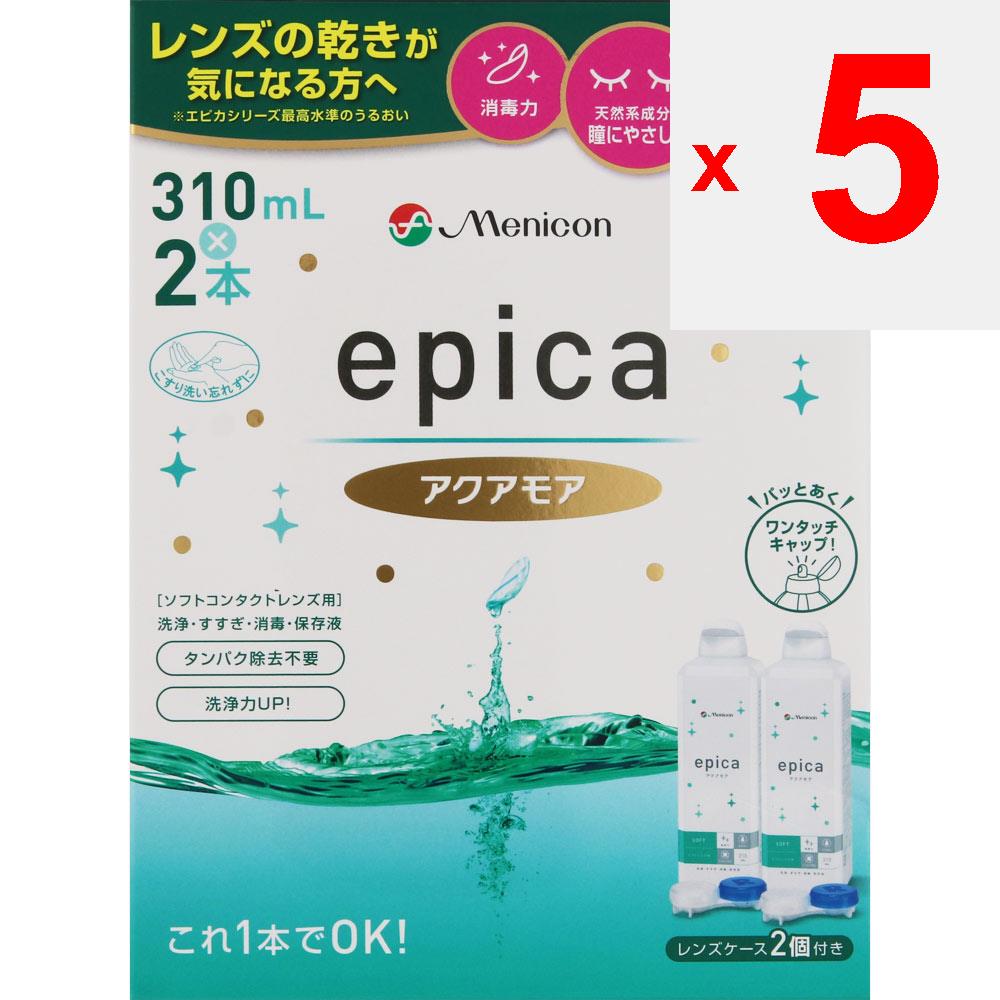 Menicon Epica Cold Aquamore 310 мл x 2 (Квази-наркотик) MPS Для мягких Гидрофильные ингредиенты, изготовленные из растительных материалов, образуют влаговпитывающую вуаль на поверхности линзы