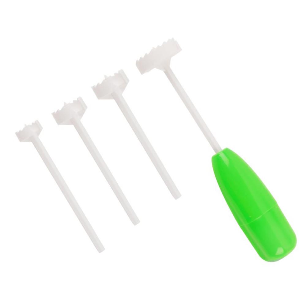 4PCS/Set Veggie Corkscrew Replaceable Vegetable Spiral Cutter Digging Tool with Replaceable Head