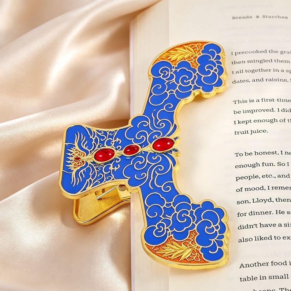 Enamel Color Metal Bookmark Metal Reading Marker Creative Book Clip Student Use