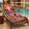 One Piece Custom Name Beach Towel Large Soft Towel for Indoor Bathroom Outdoor Beach
