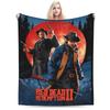 Red Dead Redemption 2 Blanket  Warm Soft Graphic Plush Bedding Throws For Bedroom Airplane Travel Flannel Bedspread Bed Cover