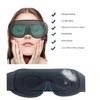 Черная 3D маска для глаз, дышащая, затеняющая, для сна, хит продаж, маска для глаз с регулируемым ремешком, маска для сна
