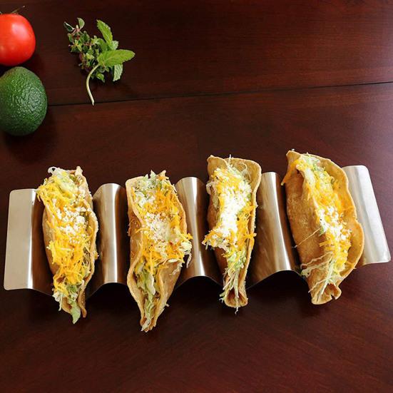 Подставка для тако из нержавеющей стали, подставка в форме волны, кухонный инструмент для приготовления пищи, распродажа товаров