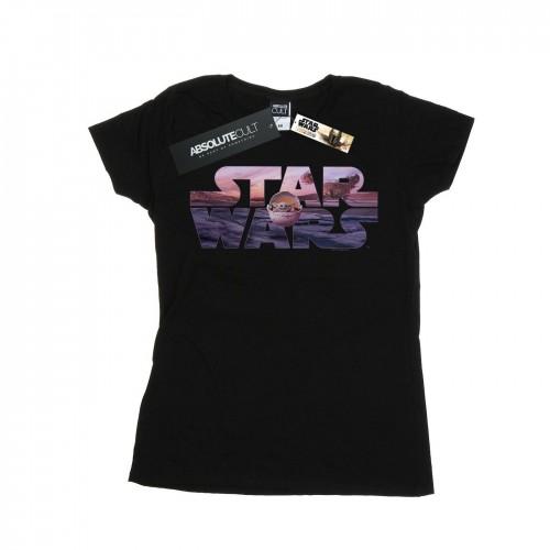 Star Wars Womens/Ladies The Mandalorian The Child Logo Cotton T-Shirt