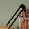 Vintage Wooden Hair Sticks U Shaped Wood Hairpins and Clips  for Women Girls