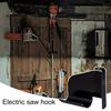 Подвес для бензопилы Сверхпрочный металлический Настенный крюк для электрической бензопилы Гараж Сарай Держатель-органайзер для хранения бензопилы